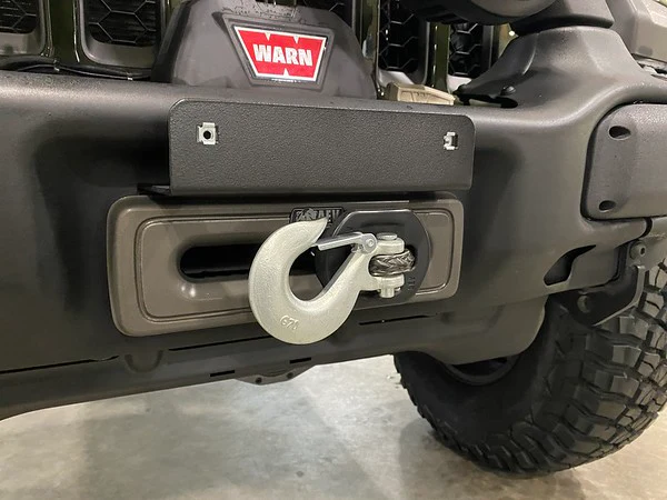 AEV Hawse Fairlead License Plate Bracket for EX/RX Front Bumper