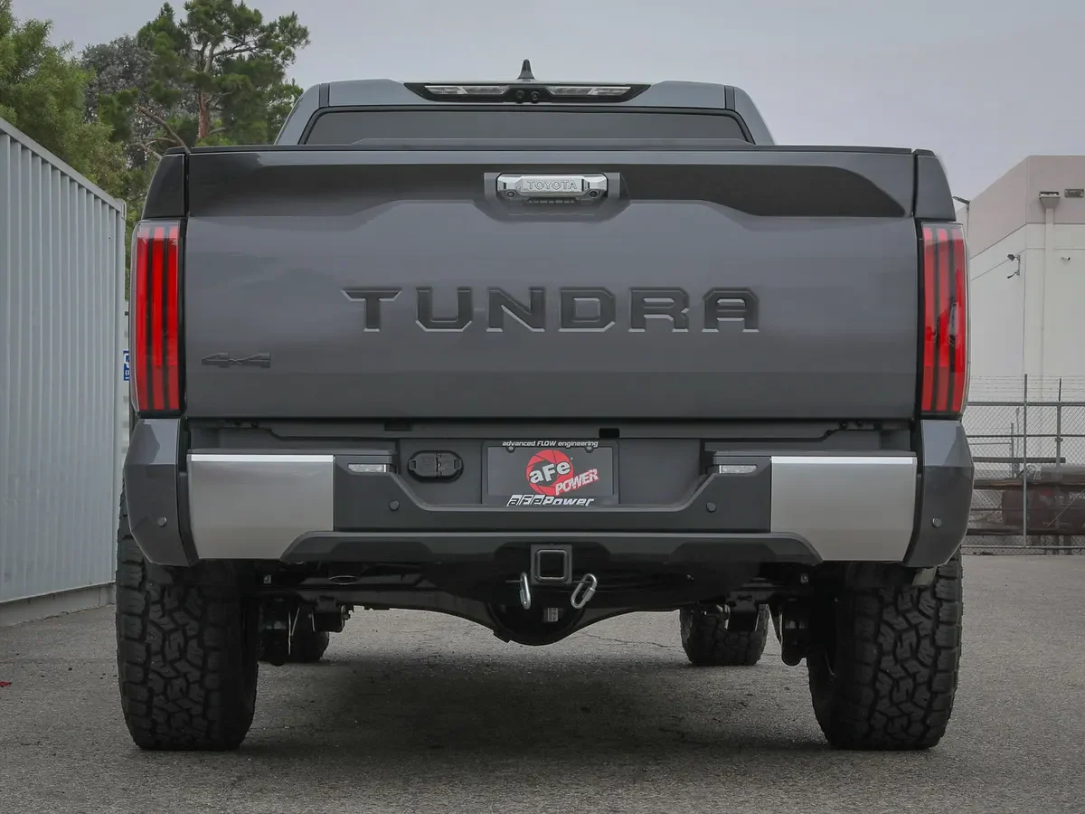aFe POWER Apollo GT Series Hi-Tuck 2-1/2 IN to 3 IN 409 Stainless Steel Cat-Back Exhaust System - 2022-2026 Toyota Tundra - Image 3