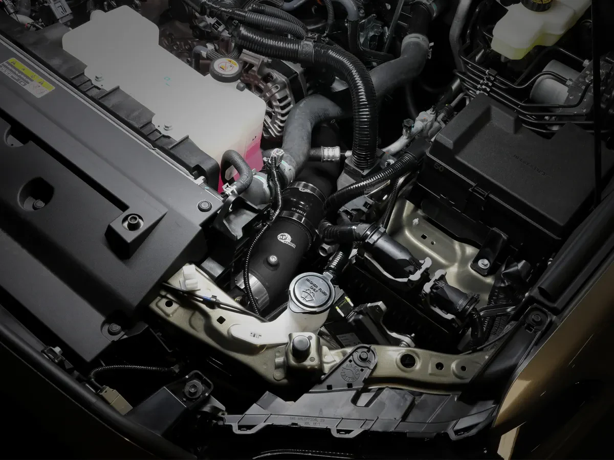 aFe POWER BladeRunner 2-1/2 IN & 3 IN Aluminum Hot and Cold Charge Pipe Kit Black - 2024 Toyota Tacoma/Land Cruiser J250 - Image 3