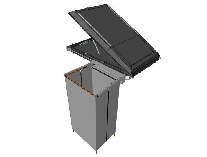 Alu-Cab Shower Cube Brackets To Gen 3-R Tent/Canopy Camper