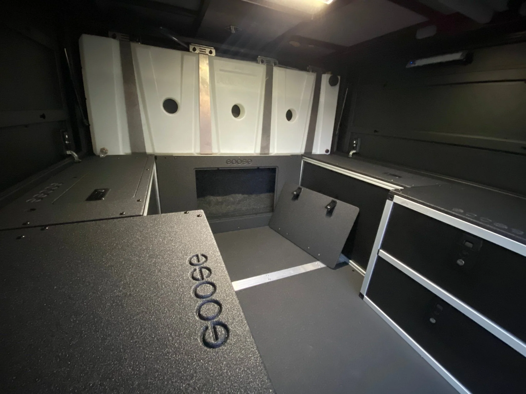 Alu-Cab Canopy Camper - Jeep Gladiator 2019-Present - Lower Bulkhead Panel - Image 2