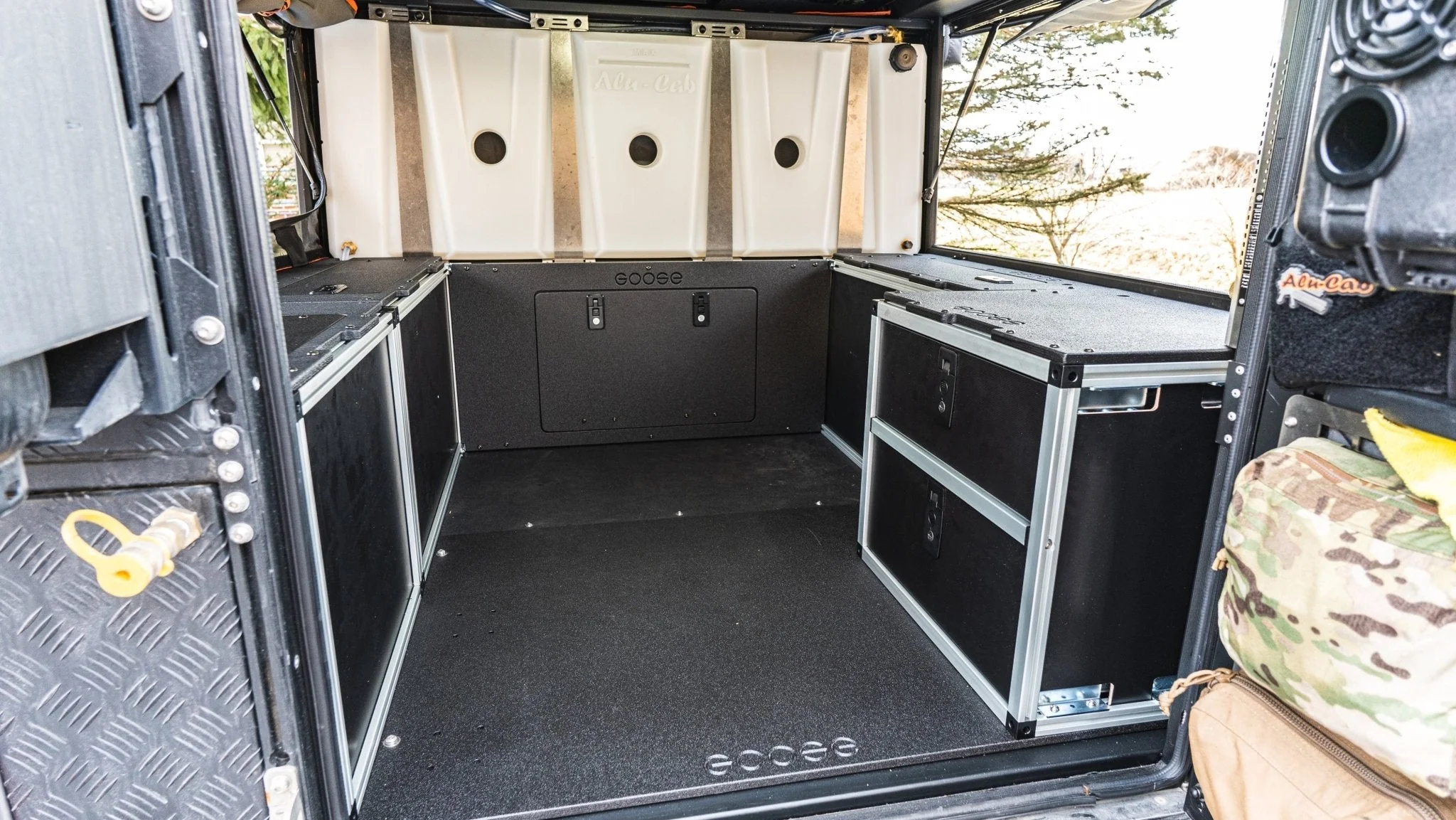 Alu-Cab Canopy Camper V2 - Chevy Colorado/GMC Canyon 2015-2022 - Rear Double Drawer Module - 6' Bed
