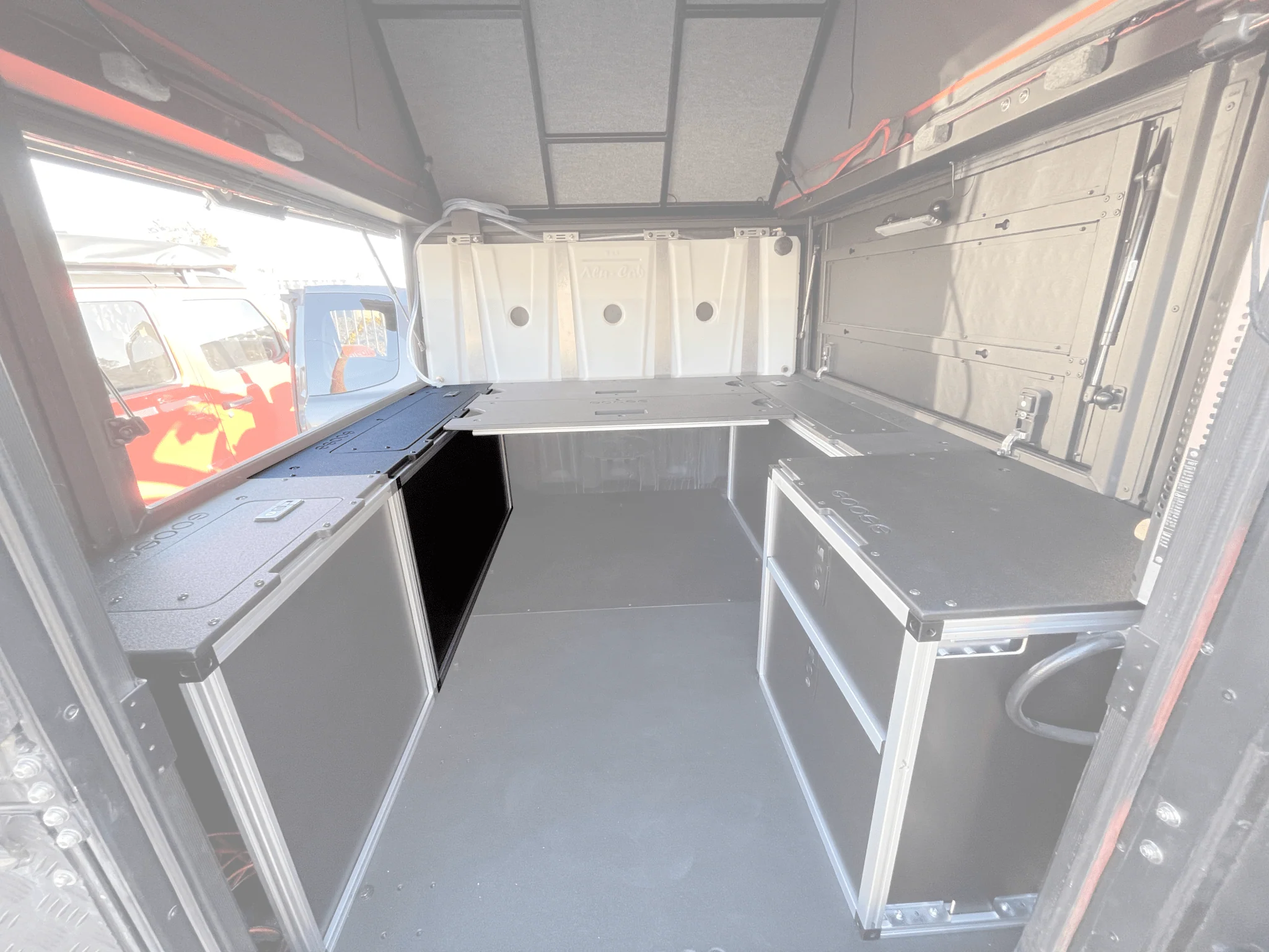 Alu-Cab Canopy Camper V2 - Ford Ranger 2019-2023 - Front Utility Module - 6' Bed - Image 3