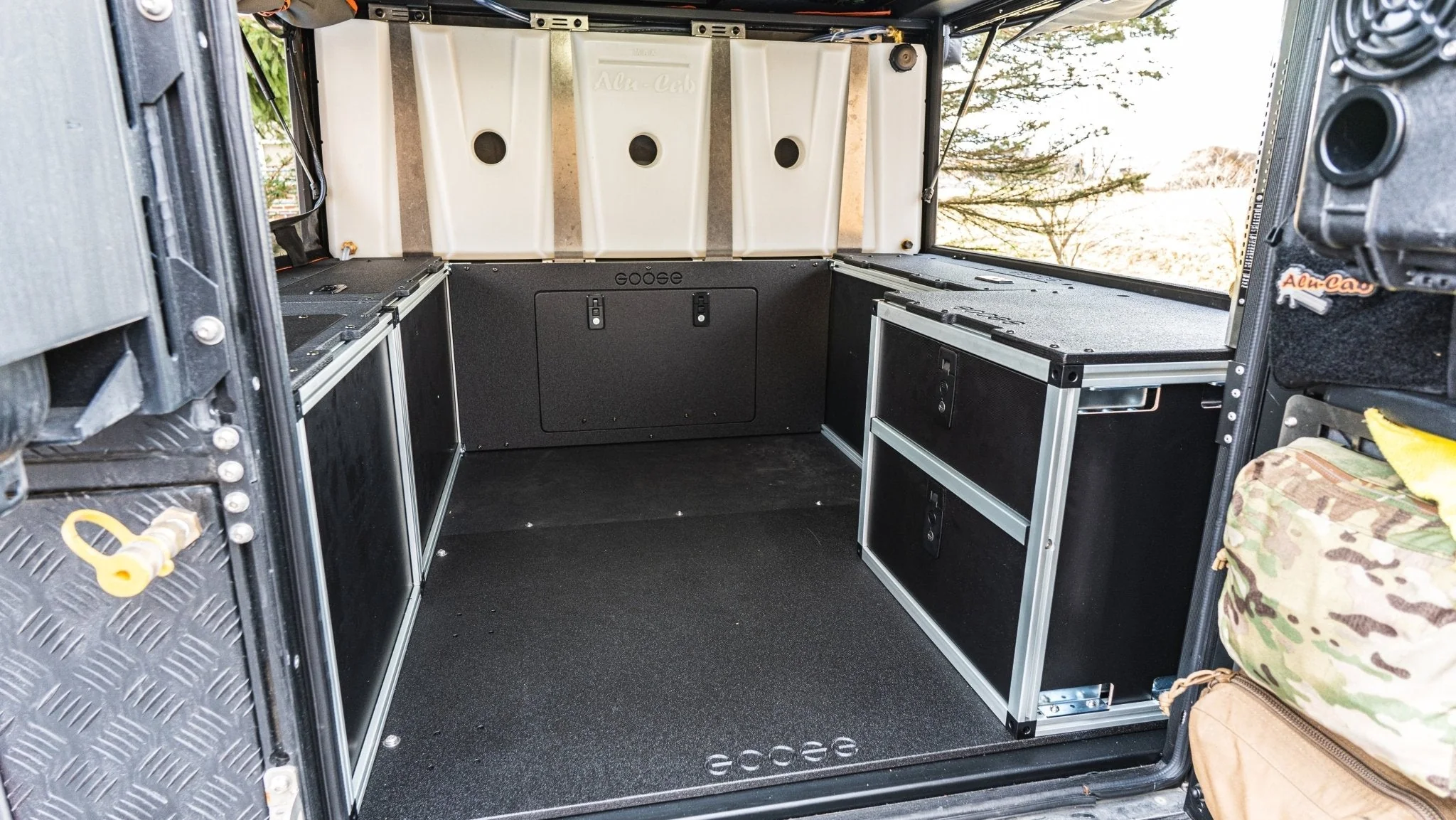 Alu-Cab Canopy Camper V2 - Ford Ranger 2019-2023 - Rear Double Drawer Module - 6' Bed