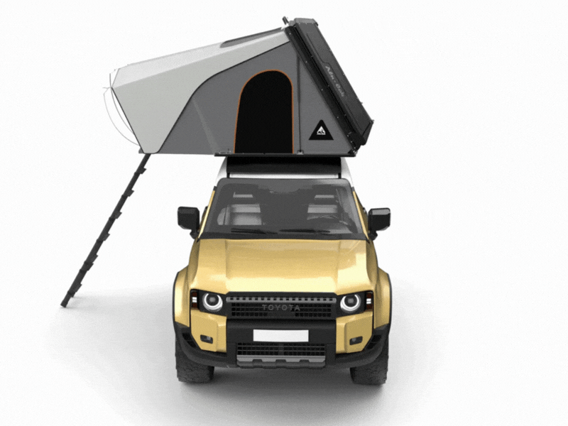 Alu-Cab RT-4S Roof Top Tent | 4 Sleeper Hard Shell Tent (Pre-Order) - Image 13
