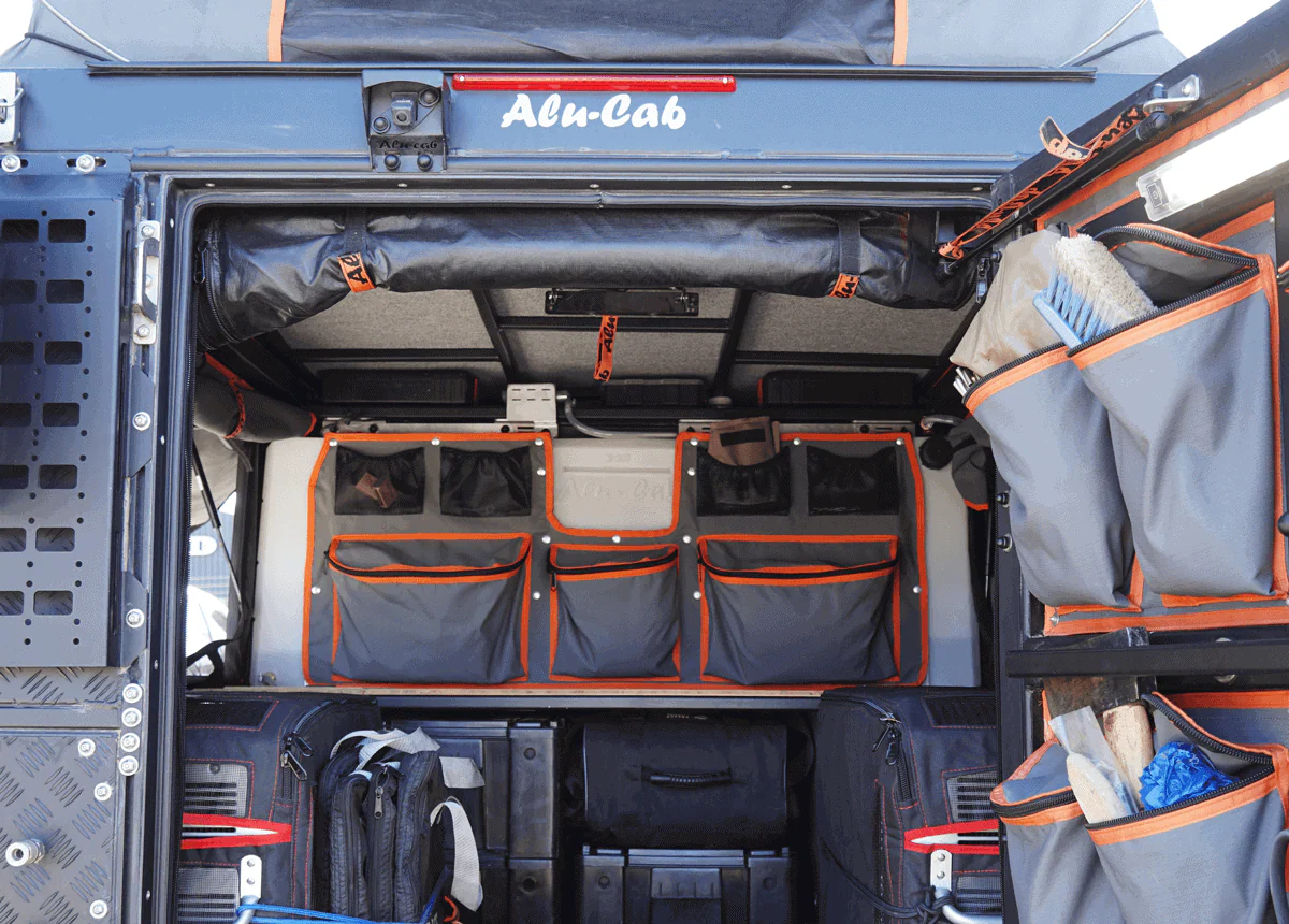 Alu-Cab Canopy Camper Water Tank Canvas Bags