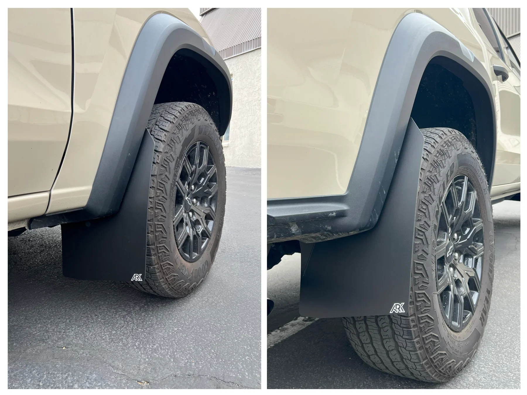 Ark 2023+ Chevrolet Colorado ZR2/Trailboss TriXPoly Mud Flaps