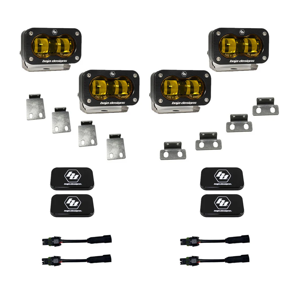 Baja Designs S2 SAE Dual Fog Pocket Kit - 2021-2025 Ford Raptor/2024-2025 Raptor 37/R - Image 3
