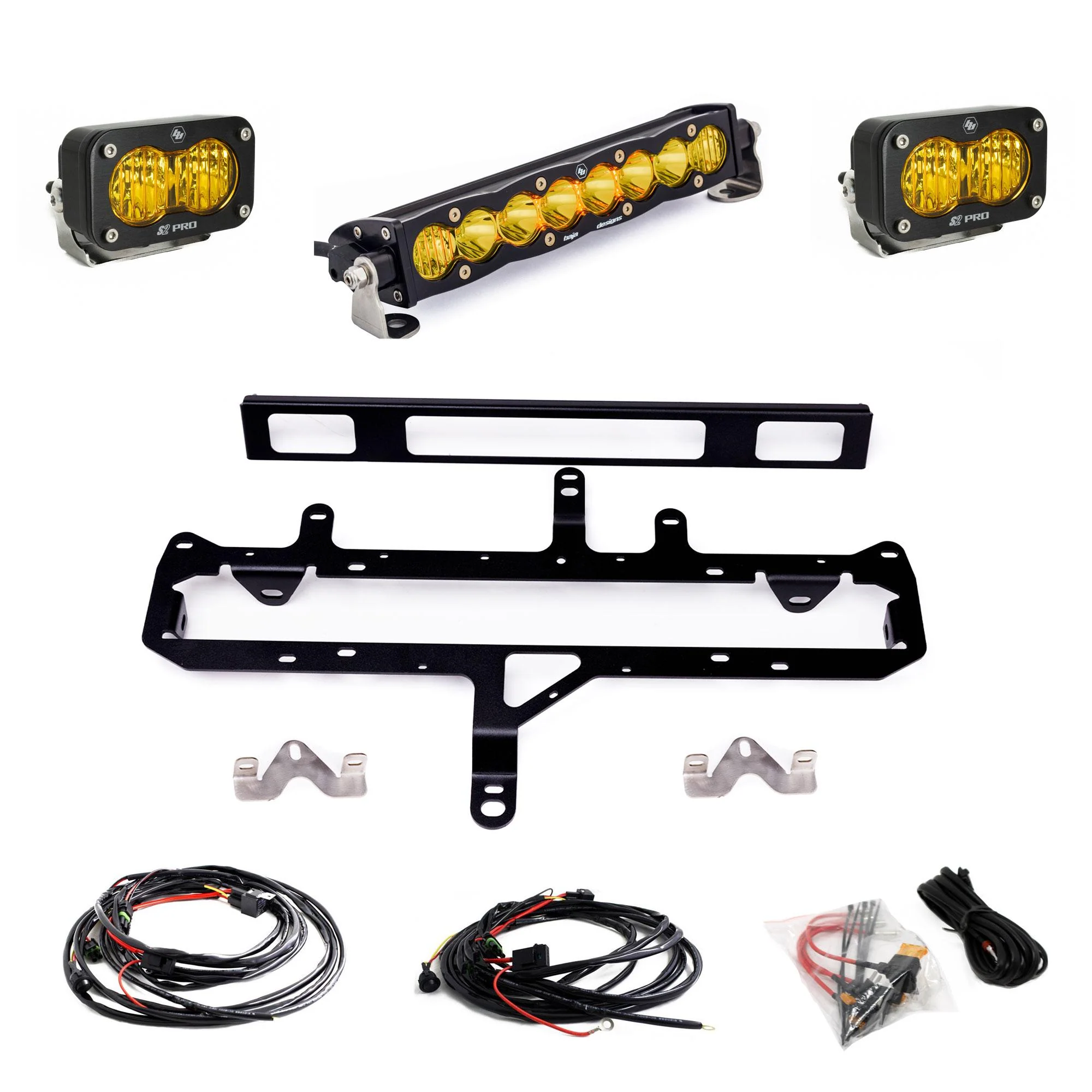 Baja Designs S8 10"/S2 Pro Grille Light Kit - 2024-2026 Toyota Tacoma TRD Pro - Image 3