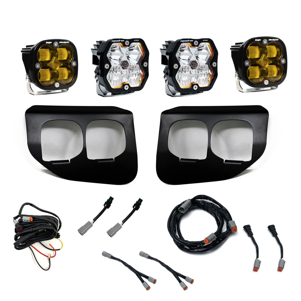 Baja Designs Squadron 2.0 Pro/Squadron SAE Dual Fog Pocket Light Kit - Ford 2020-22 F-250/350 Super Duty - Image 4