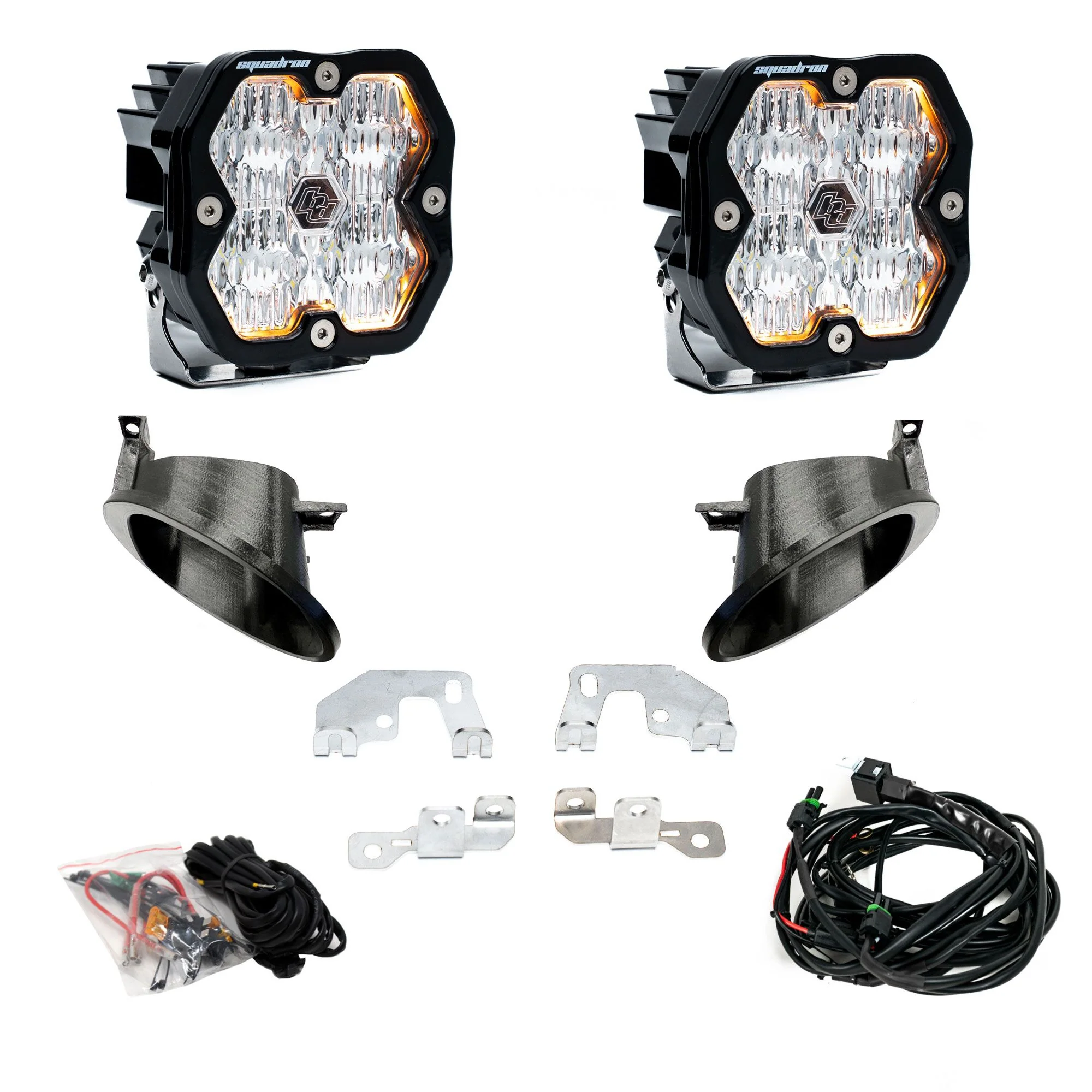 Baja Designs Squadron 2.0 Sport Fog Pocket Light Kit - Mercedes 2014-18 Sprinter Van 2500/3500