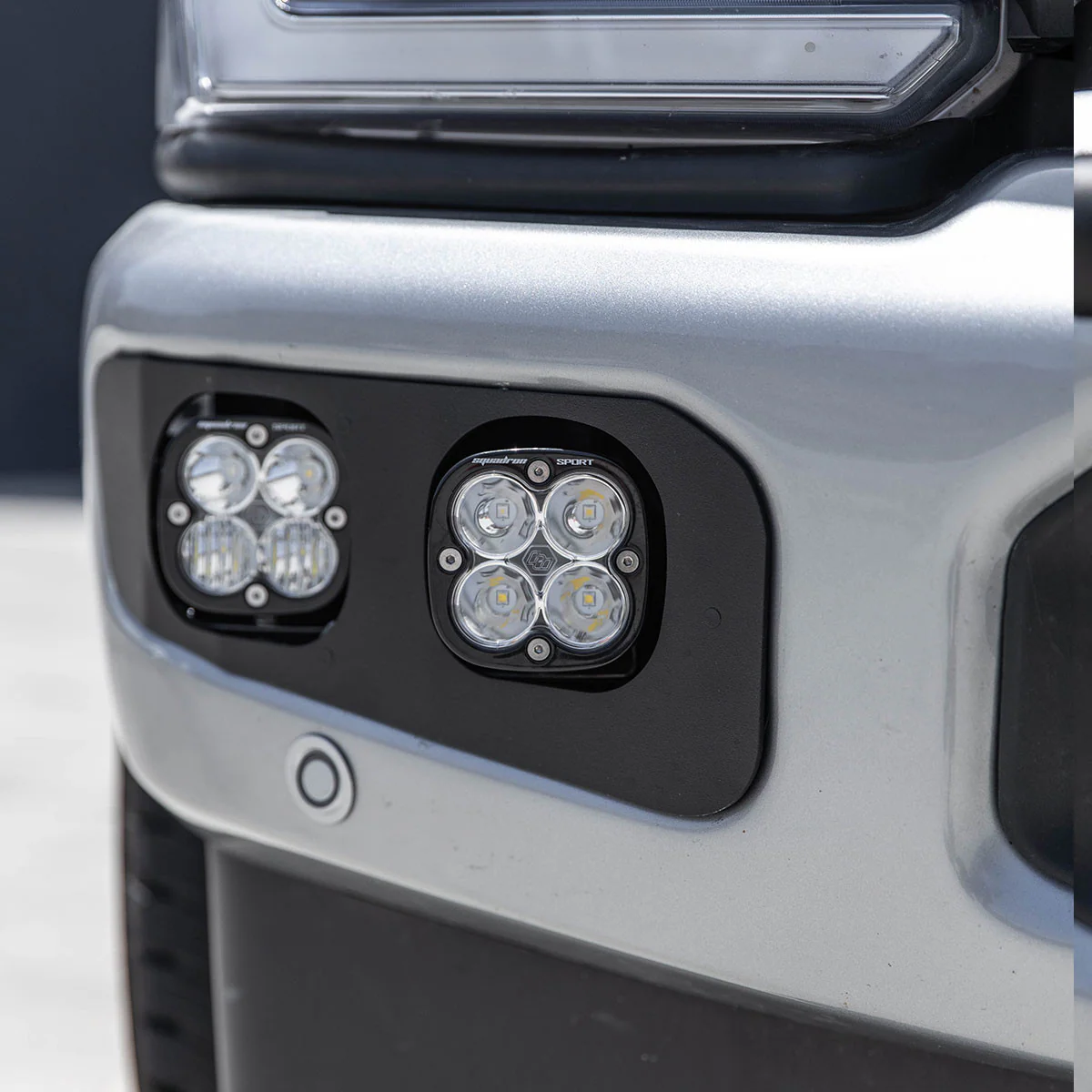Baja Designs Squadron Sport Dual Fog Pocket Light Kit 2023-2025 Ford F-250/F-350 Super Duty