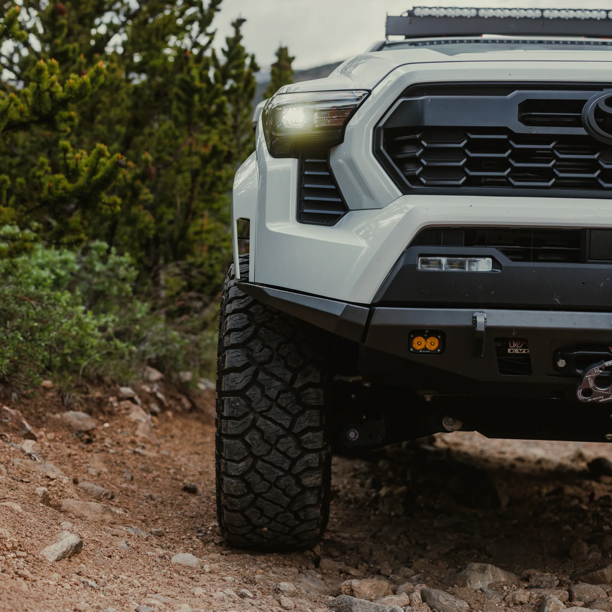 C4 Fabrication 2024-2026 Tacoma 4th Gen Lo-Pro Bumper High Clearance Additions