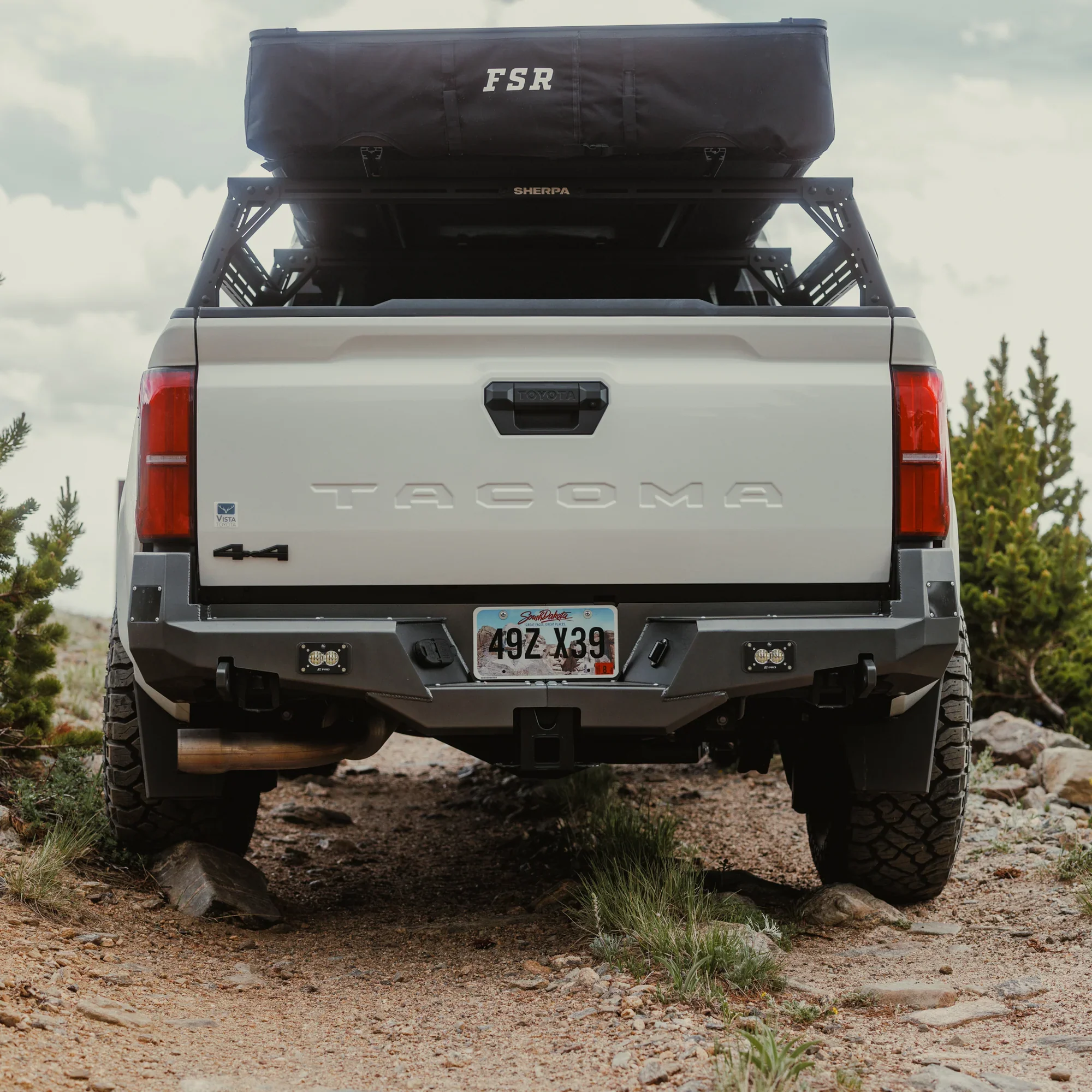 C4 Fabrication 2024-2026 Tacoma 4th Gen Overland Rear Bumper