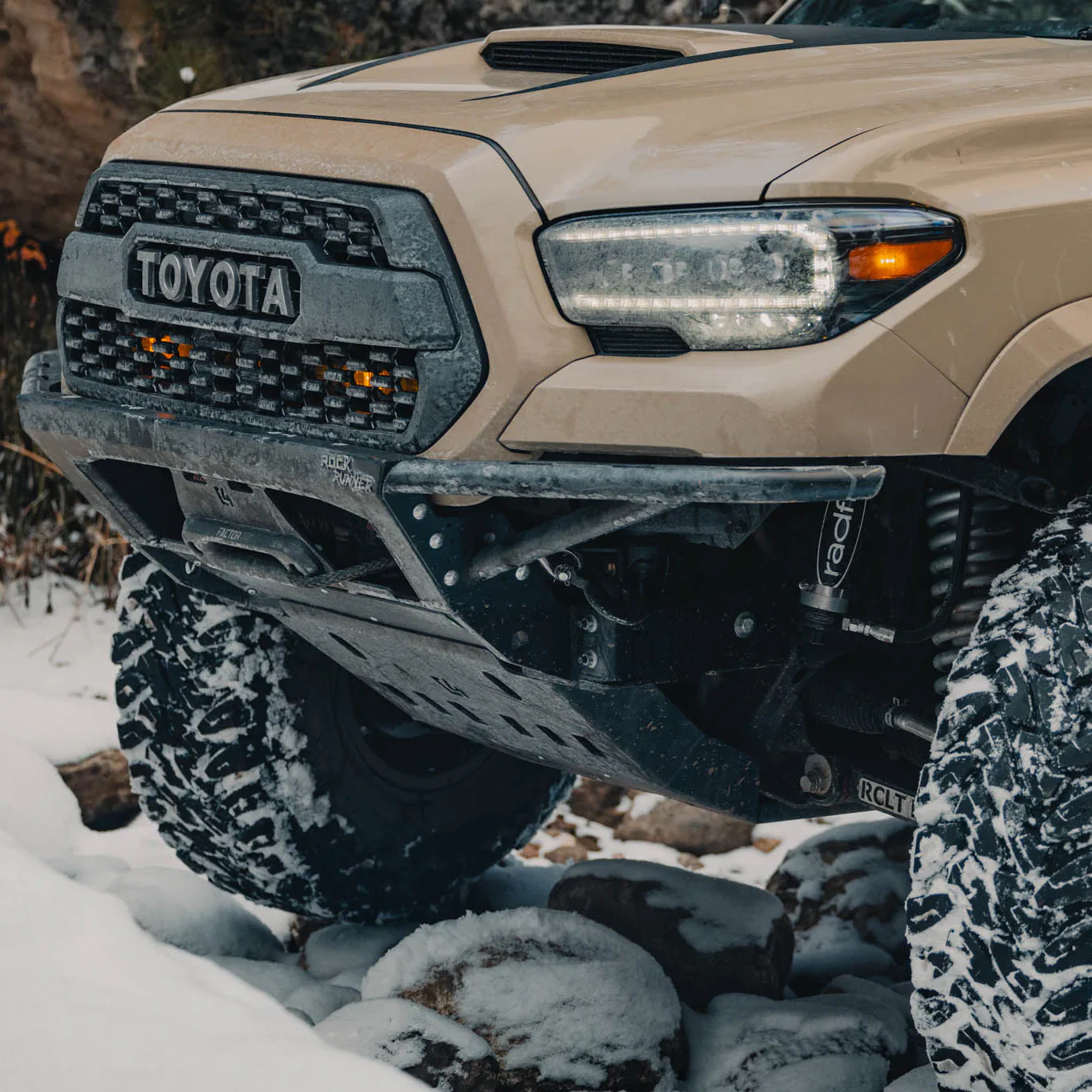 C4 Fabrication 3rd Gen Tacoma Rock Runner Front Bumper 2016-2023