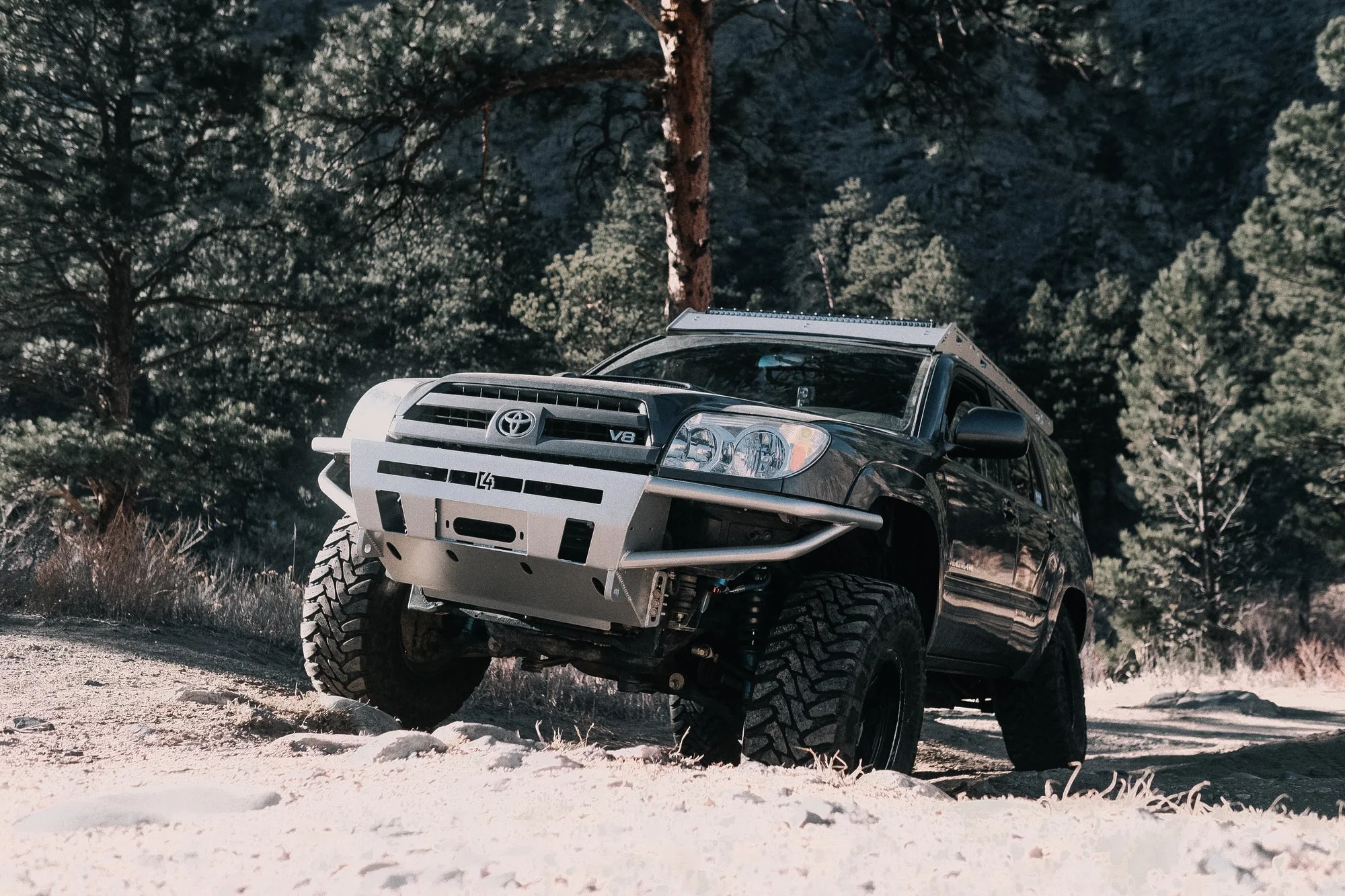 C4 Fabrication 2003-2009 Toyota 4Runner 4th Gen Hybrid Front Bumper - Image 3