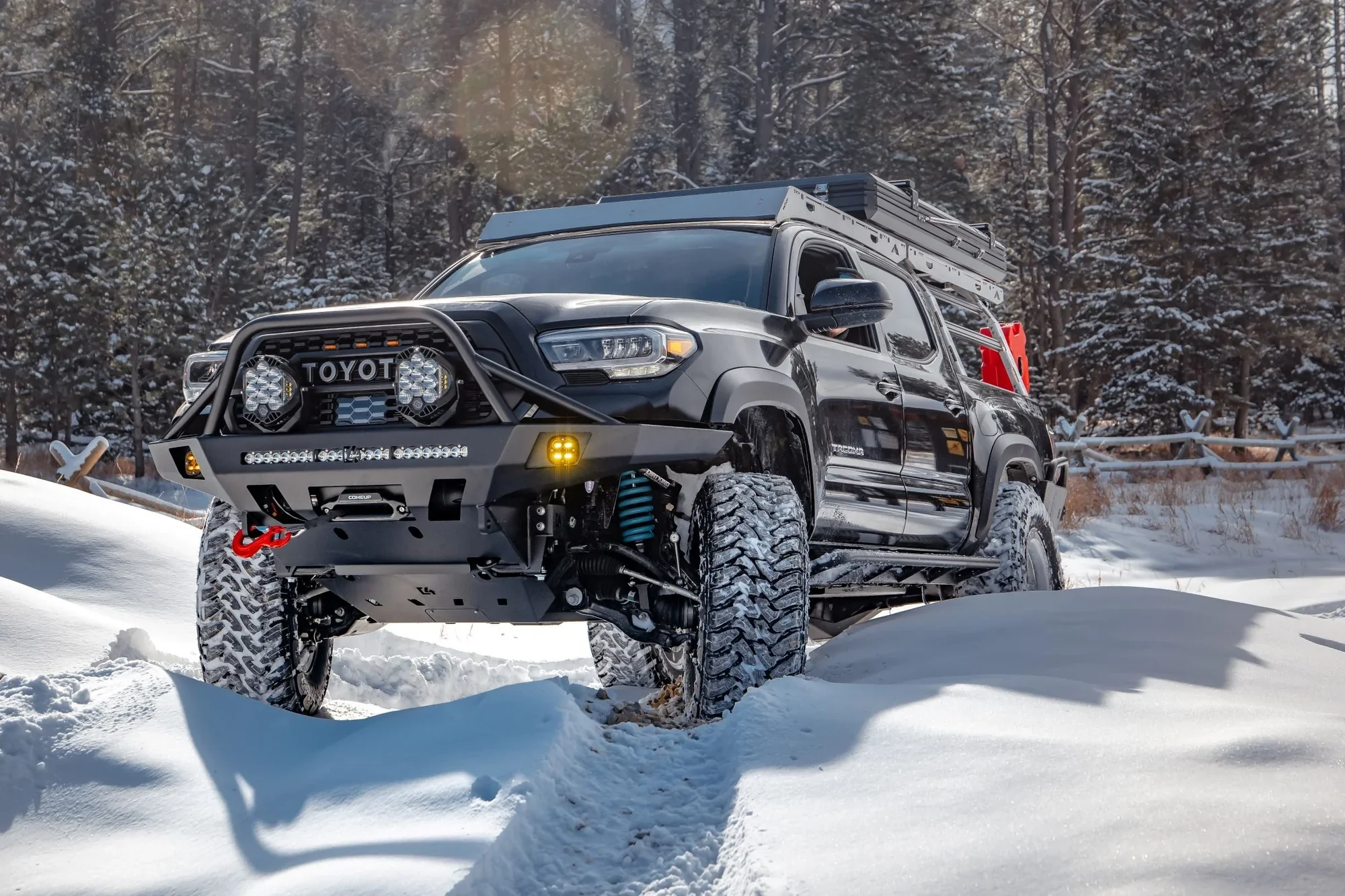 C4 Fabrication Tacoma T3 Overland Front Bumper 2016-2023 - Image 3