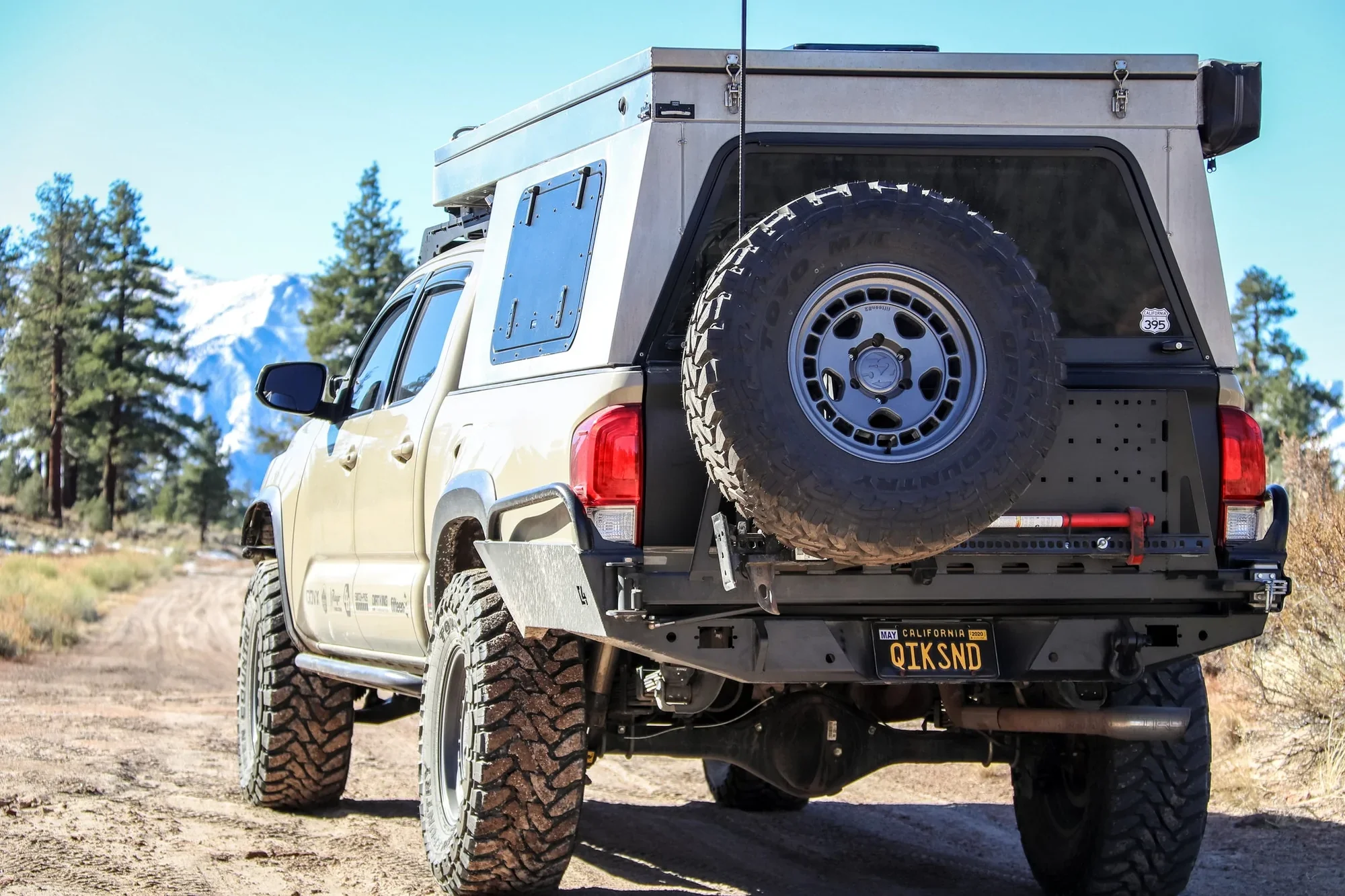 C4 Fabrication Tacoma T3 Overland Series High Clearance Rear Bumper 2016-2023 - Image 4