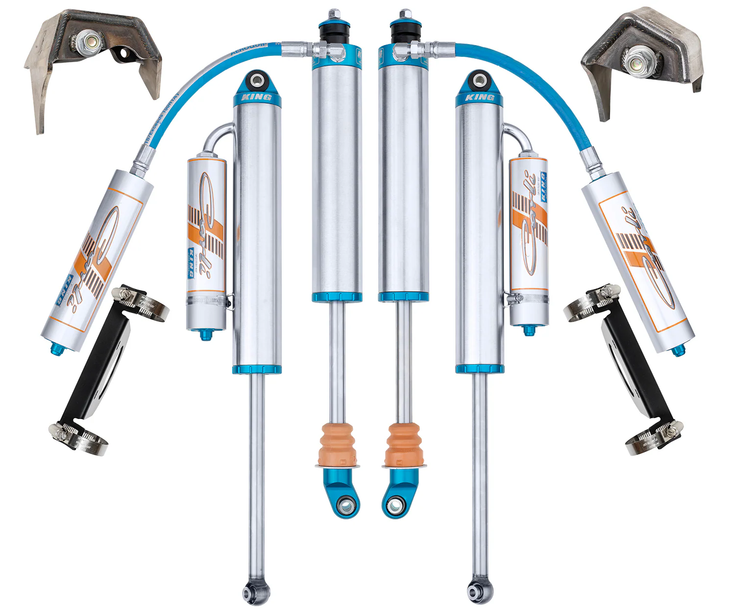 Carli Suspension 2017+ Ford Super Duty Carli Tuned King 3.0" RR Shock Package 4.5" Lift