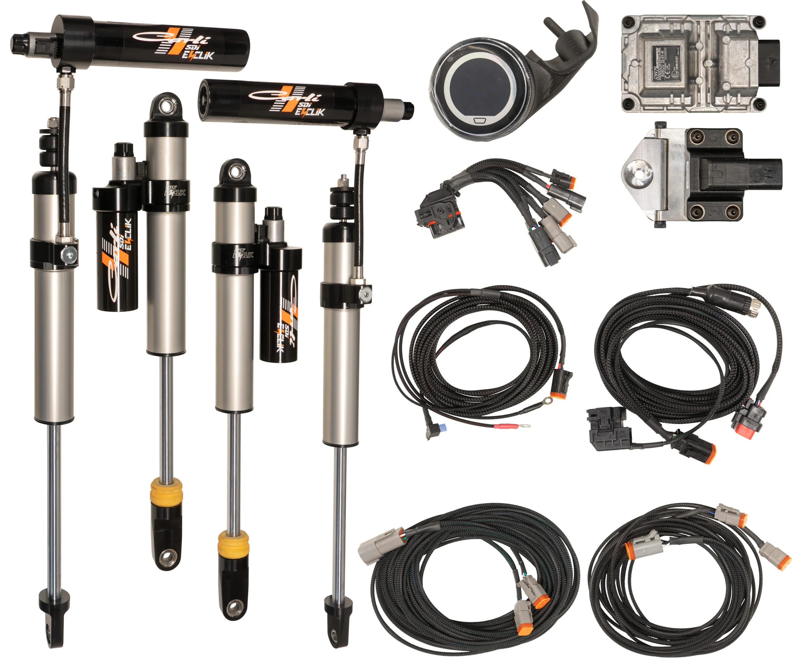 Carli Suspension 2017+ Ford Super Duty EVenture RR Shock Package 4.5" Lift