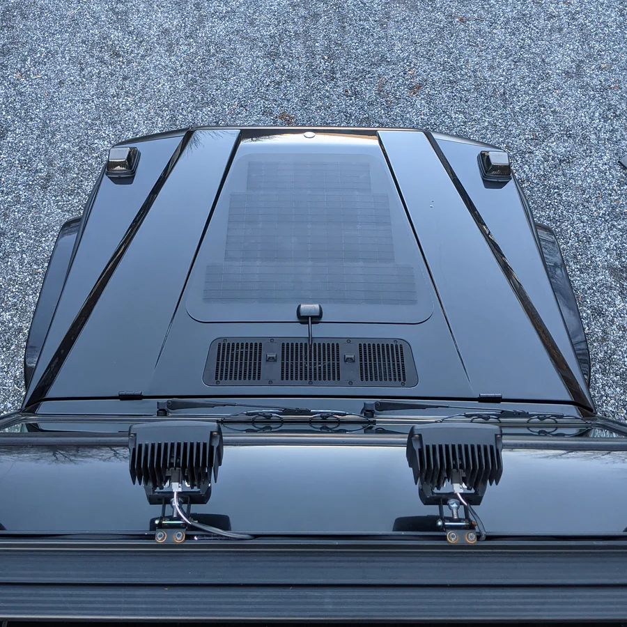 Cascadia 4x4 G-Wagen VSS System - 65 Watt Hood Solar Panel - Image 4