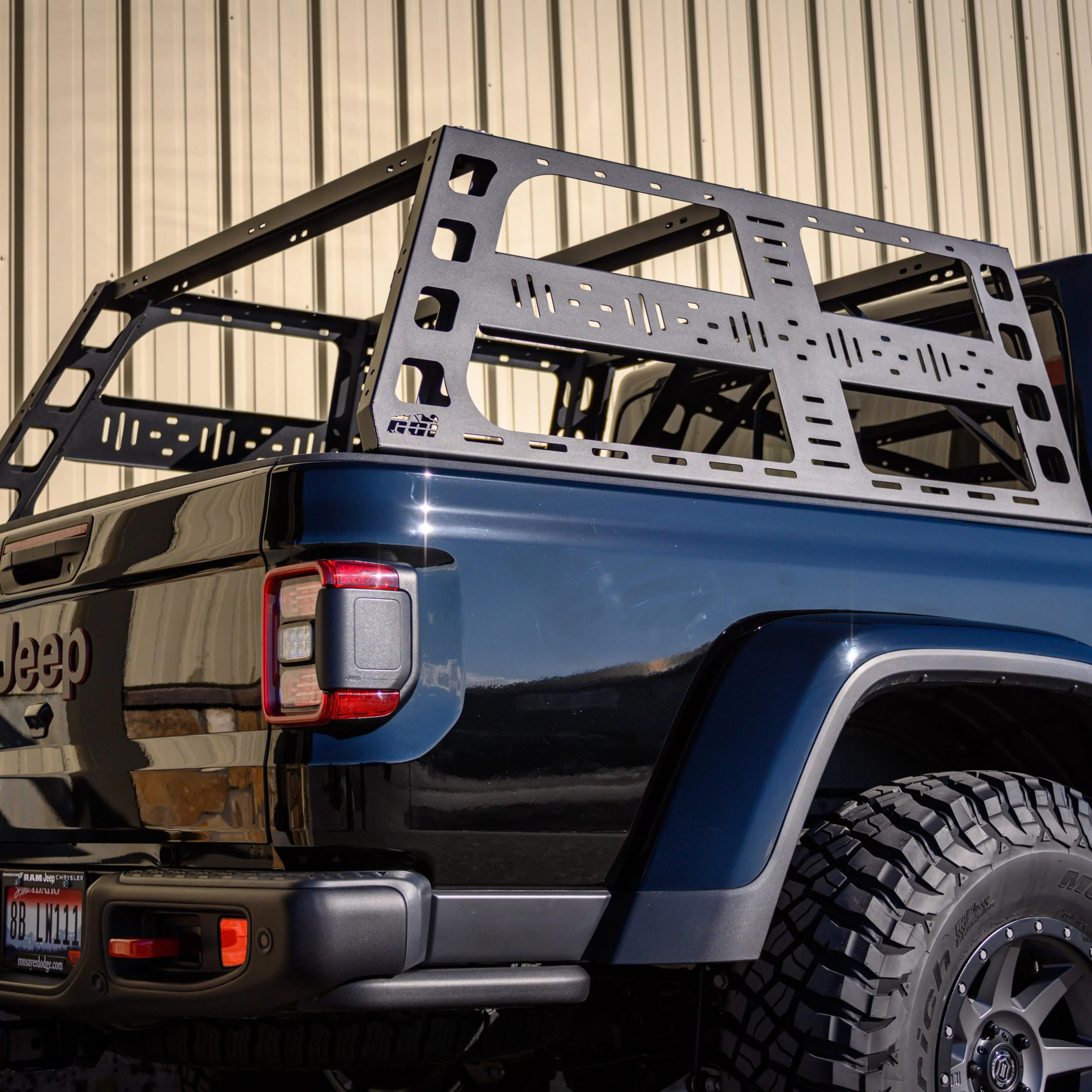 CBI Jeep Gladiator JT Cab Height Bed Rack - Image 5