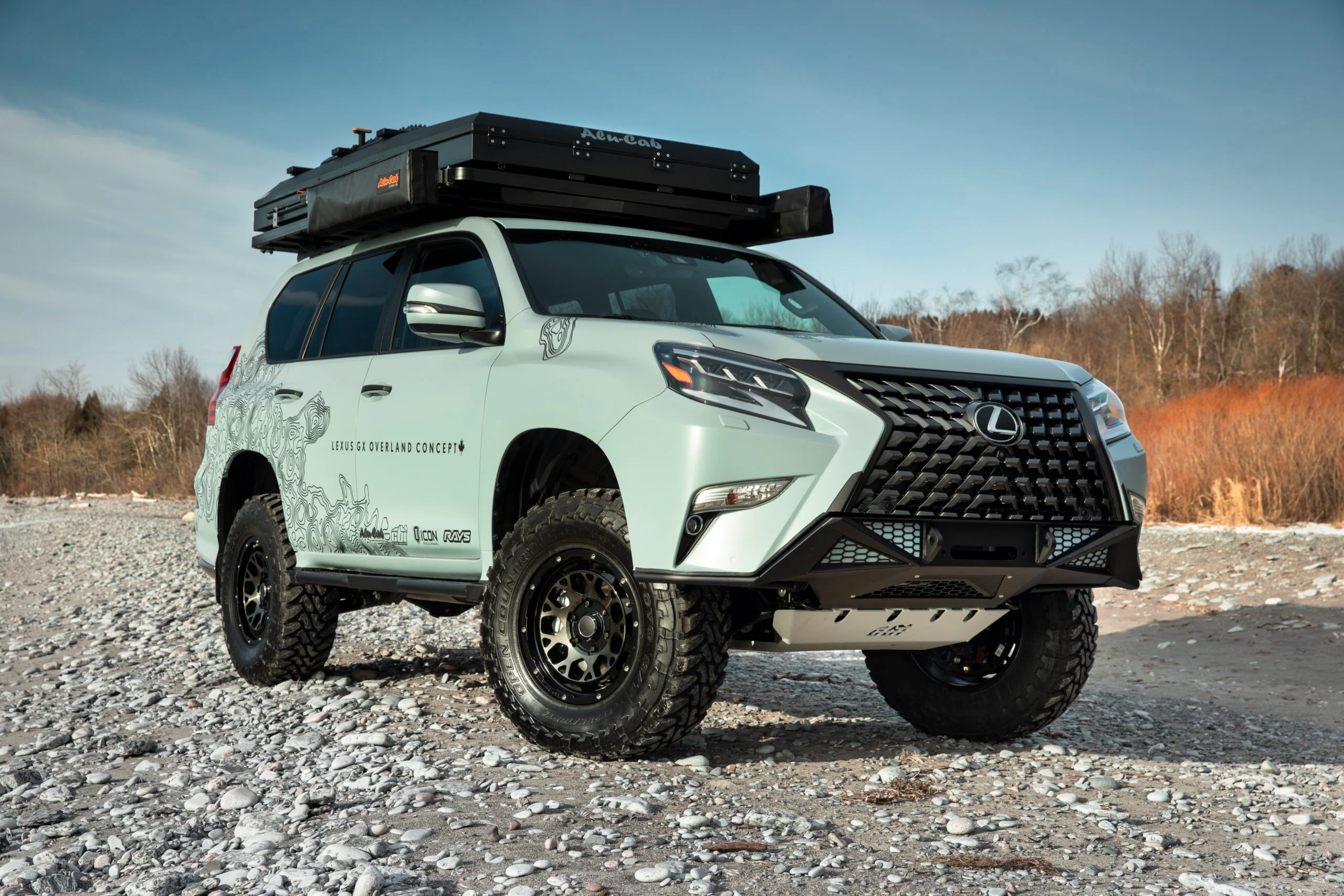 CBI Overland Bolt-On Rock Sliders | 2010-2023 Lexus GX460