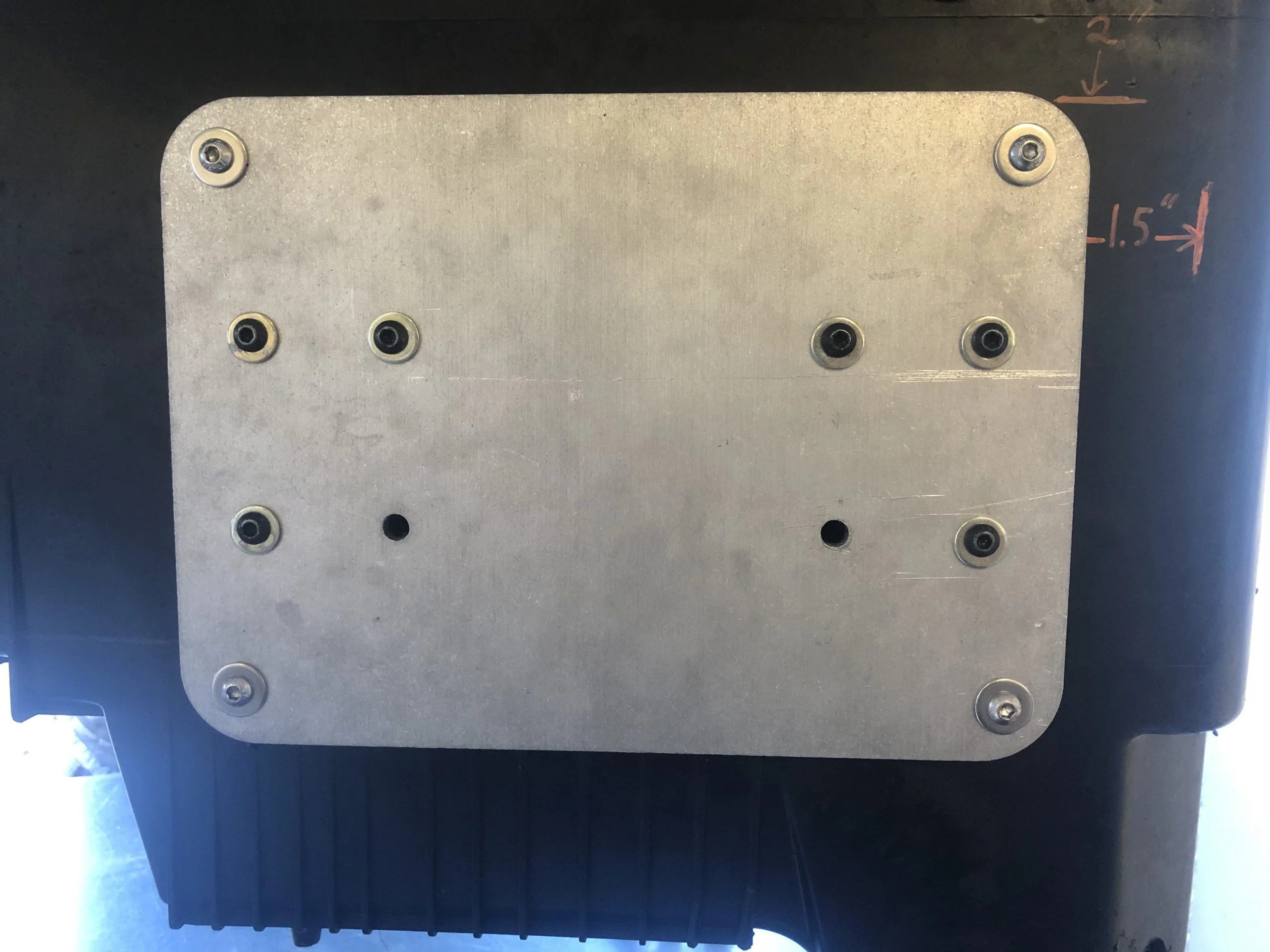 Dethloff Mfg RamBox ARB Twin Compressor Backing Plate
