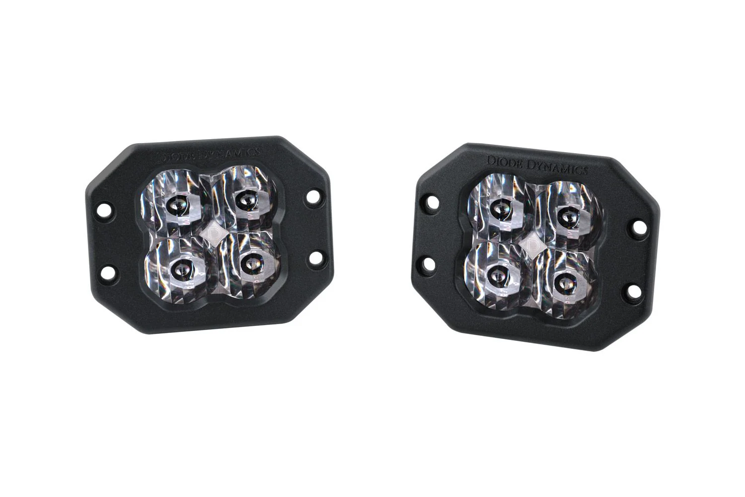 Diode Dynamics SS3 White Flush Pod Light (Pair)