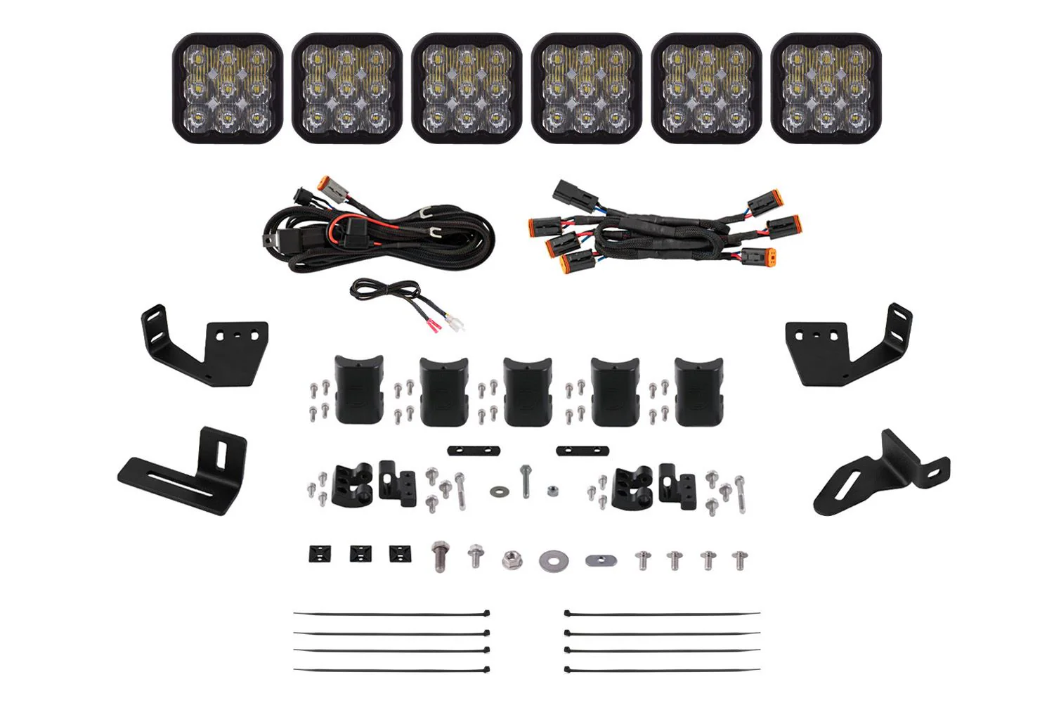 Diode Dynamics SS5 CrossLink Lightbar Kit for Prinsu/Sherpa Roof Racks - Image 4
