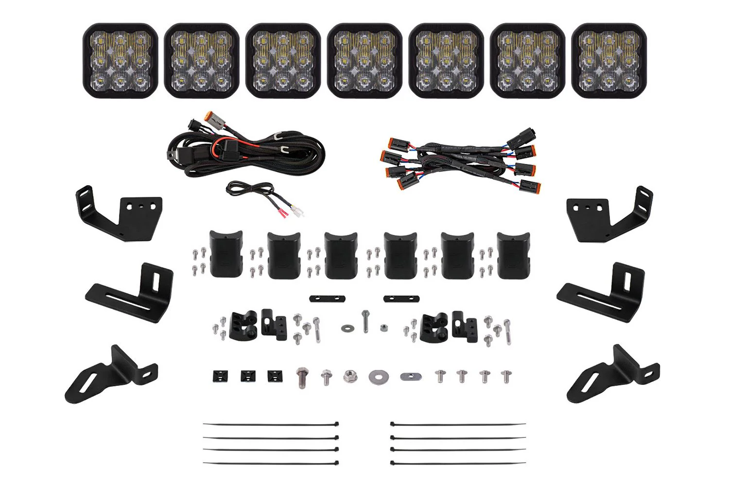 Diode Dynamics SS5 CrossLink Lightbar Kit for Prinsu/Sherpa Roof Racks - Image 8