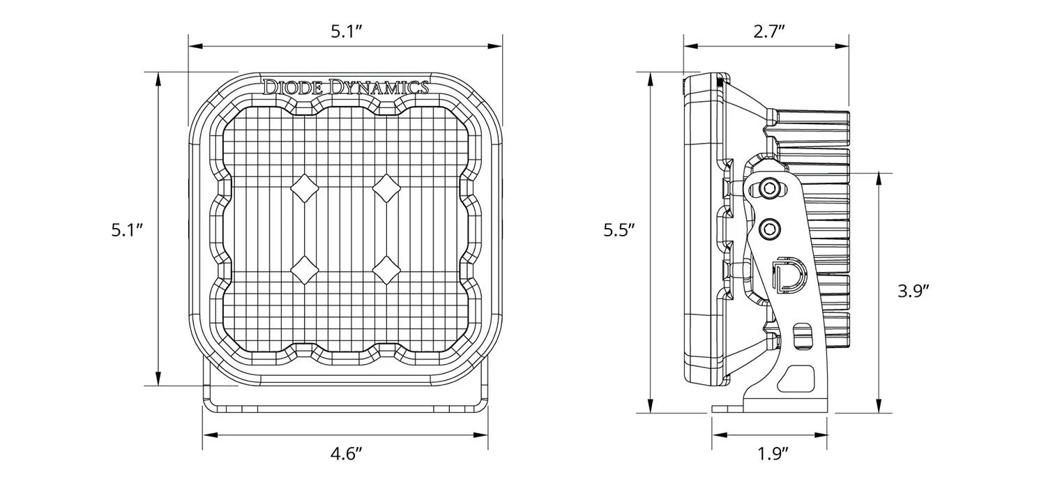 Diode Dynamics SS5 White Pod Light (Pair) - Image 6