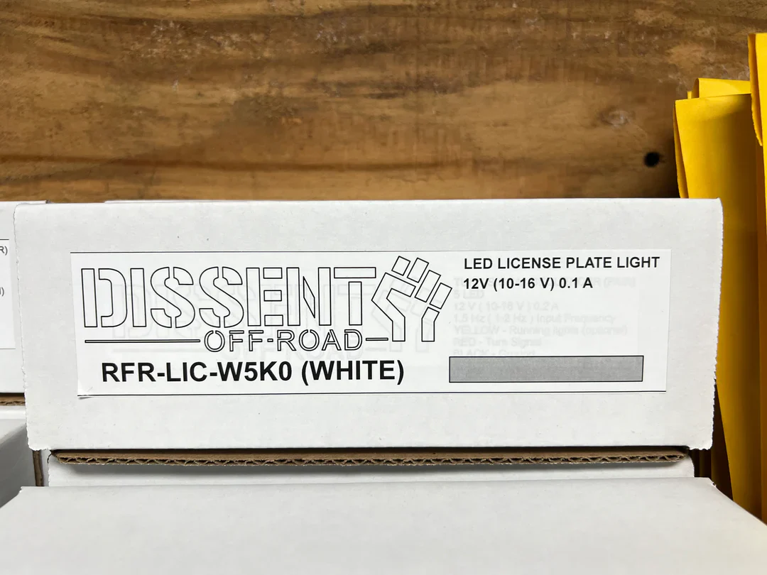 Dissent Off-Road LED License Plate Light - Image 3