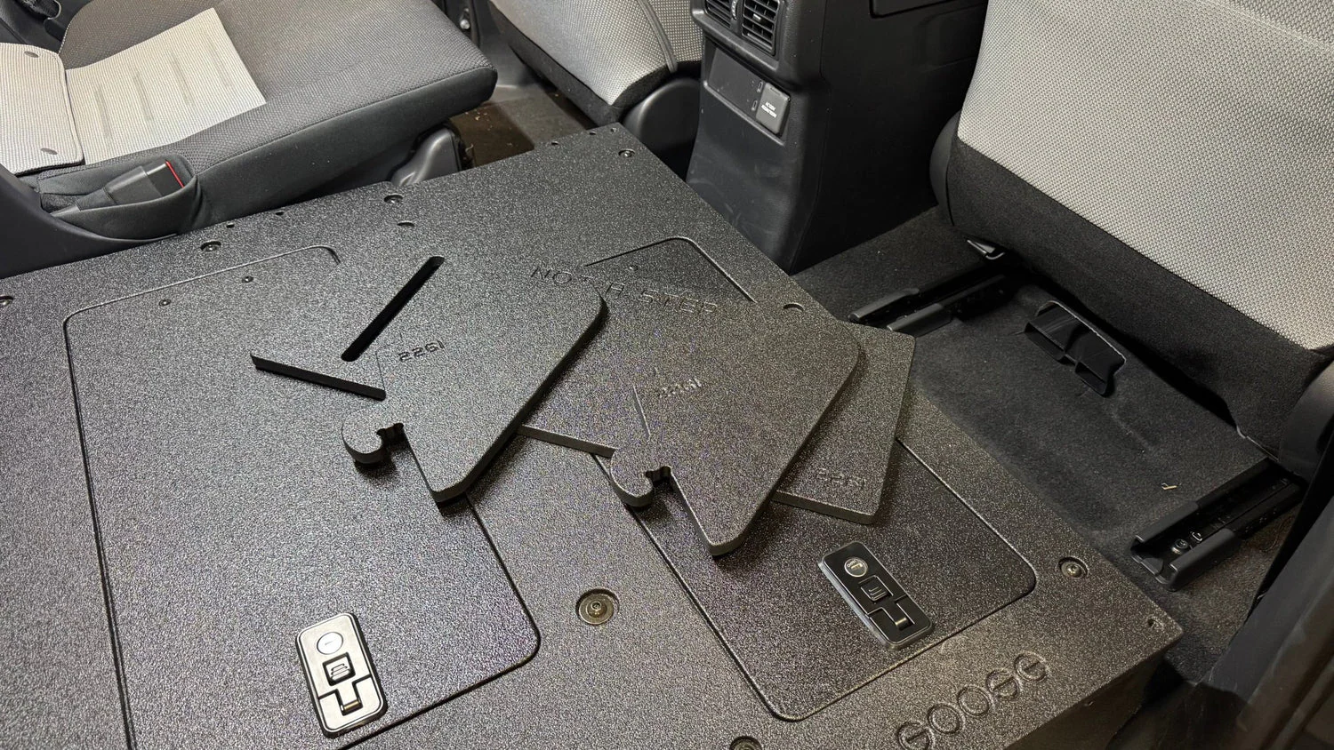 Goose Gear Toyota 4Runner 2025-2026 Second Row Seat Delete Plate System