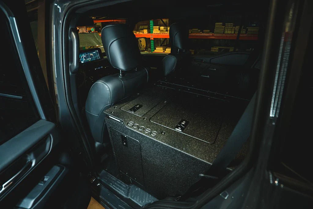 Goose Gear Toyota Land Cruiser 2024-2026 Second Row Seat Delete Plate System - Module Based - Image 5