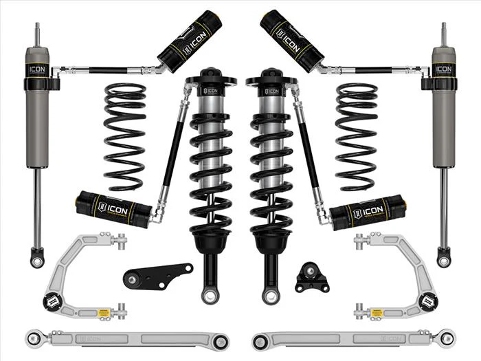Icon 2024-2026 Toyota Tacoma 1.25-3" Lift, Stage 7 Suspension System, Billet UCA W/ Triple Rate Rear Springs