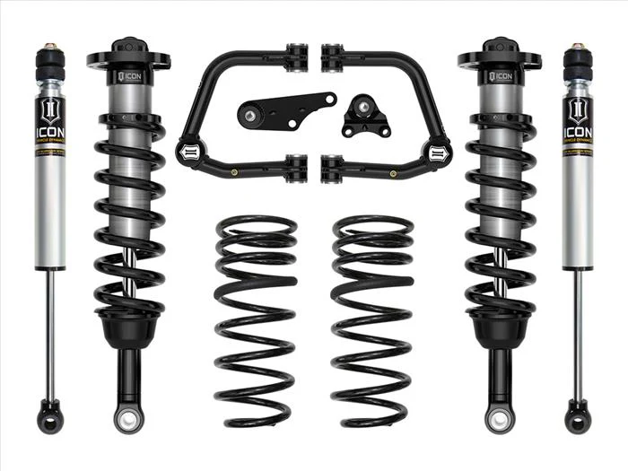 Icon 2024-2026 Tacoma 1.25-3" Lift, Stage 2 Suspension System, Tubular UCA W/ Trippel Rate Rear Springs