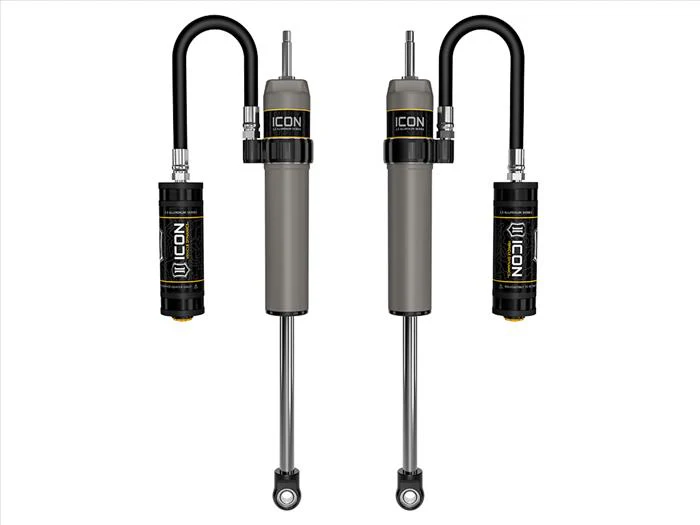 Icon 2024-2026 Toyota Tacoma 01-" Lift Rear vs 2.5 Aluminum Series Remote Reservoir Shocks