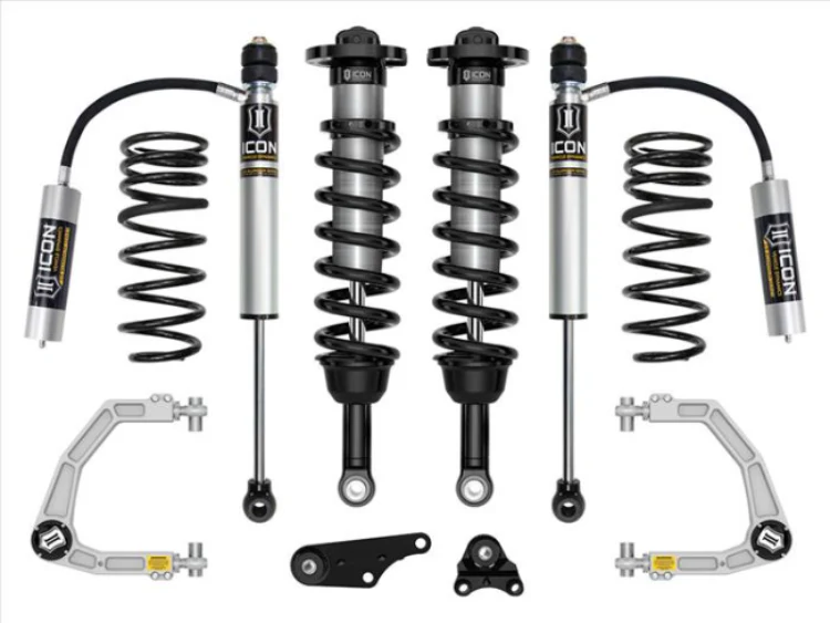 Icon 2024-2026 Toyota Tacoma 1.25-3" Lift, Stage 3 Suspension System, Billet UCA W/ Triple Rate Rear Springs
