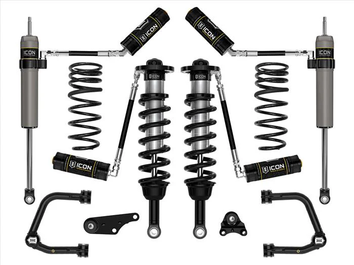 Icon 2024-2026 Toyota Tacoma 1.25-3" Lift, Stage 4 Suspension System, Tubular UCA W/ Triple Rate Rear Springs