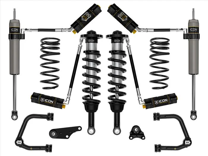 Icon 2024-2026 Toyota Tacoma 1.25-3" Lift, Stage 5 Suspension System, Tubular UCA W/ Triple Rate Rear Springs