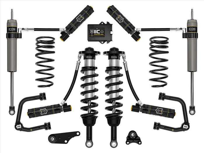 Icon 2024-2026 Toyota Tacoma 1.25-3" Lift, Stage 6 Suspension System, Tubular UCA W/ Triple Rate Rear Springs