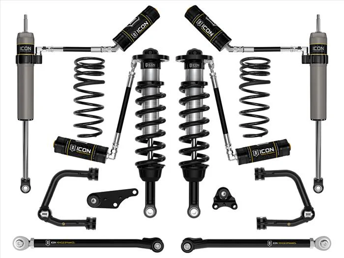 Icon 2024-2026 Toyota Tacoma 1.25-3" Lift, Stage 7 Suspension System, Tubular UCA W/ Triple Rate Rear Springs