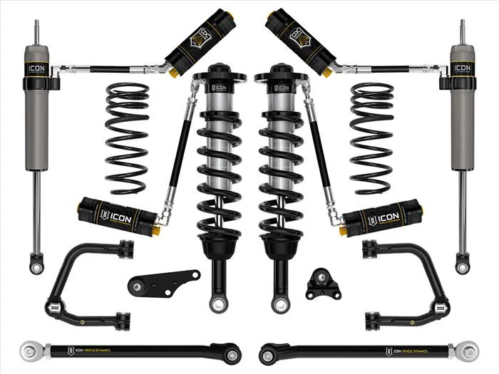 Icon 2024-2026 Toyota Tacoma 1.25-3" Lift, Stage 8 Suspension System, Tubular UCA W/ Triple Rate Rear Springs