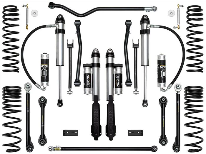 Icon Vehicle Dynamics 2019-Present Jeep Gladiator JT 2.5" Stage 7 Suspension System (Tubular)
