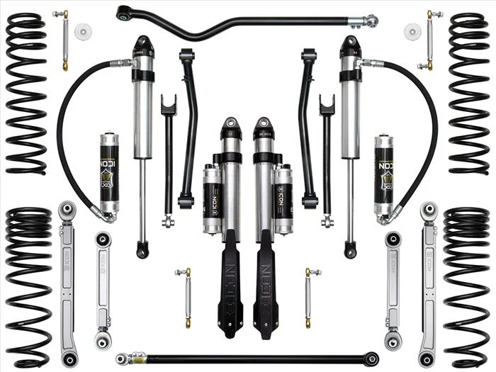 Icon Vehicle Dynamics (Billet) 2019-Present Jeep Gladiator JT 2.5" Stage 8 Suspension System