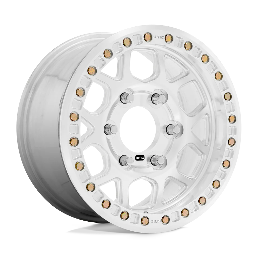 KMC KM444 Mesa Forged Beadlock Raw Machined 17x9 0mm Offset
