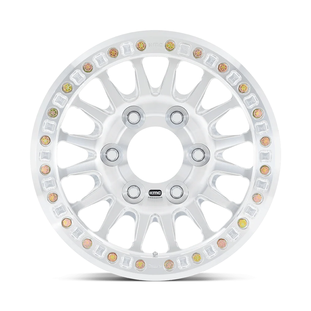 KMC KM445 Impact Forged Beadlock Raw Machined 17x9 0mm Offset - Image 3