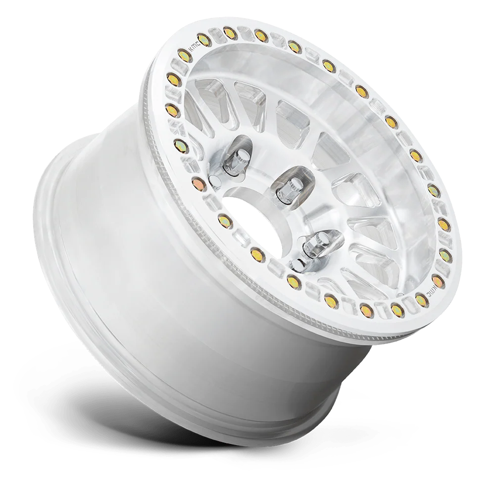 KMC KM445 Impact Forged Beadlock Raw Machined 17x9 25mm Offset - Image 2