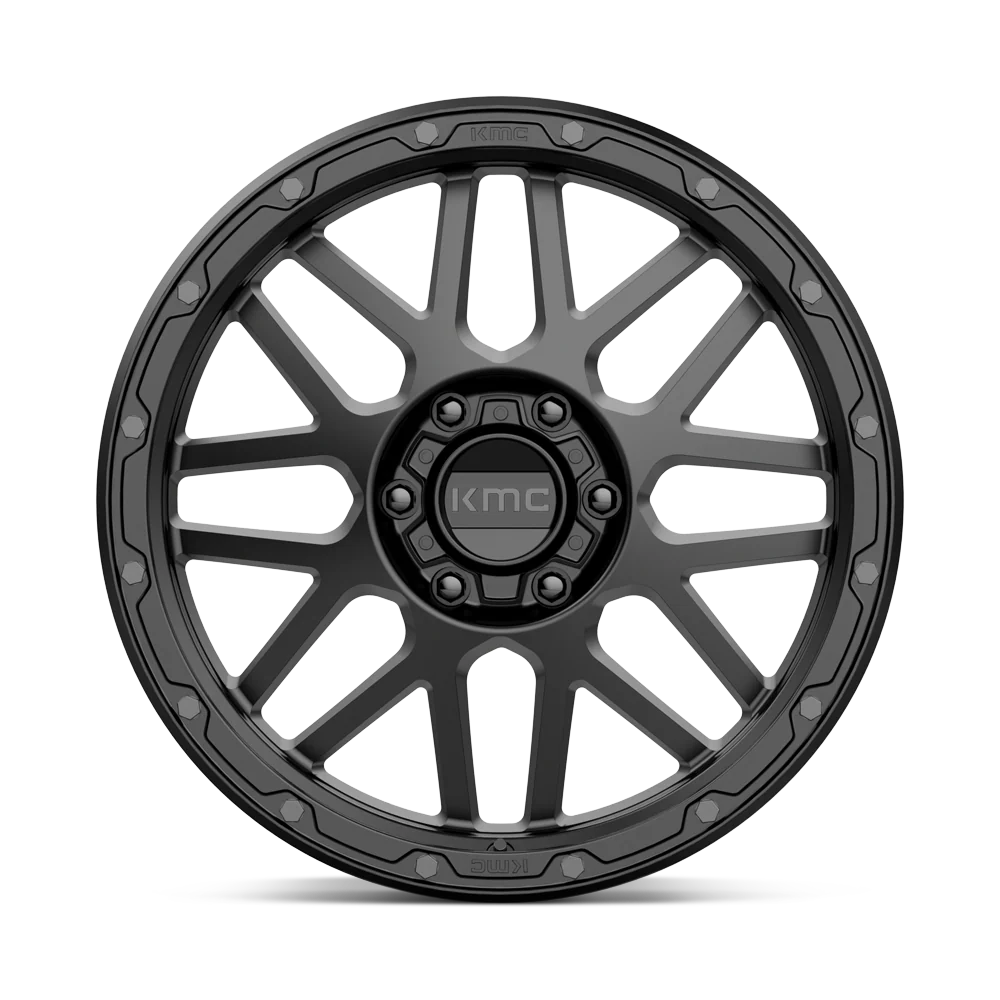 KMC KM535 Matte Black 17x8.5 0mm Offset